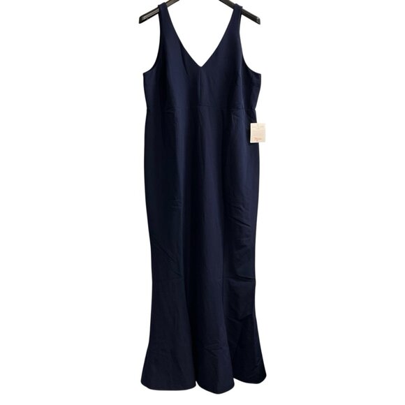 Show Me Your Mumu Morgan Gown Womens 1X‎ Navy Blue Sleeveless Maxi Bridesmaid - Picture 1 of 14
